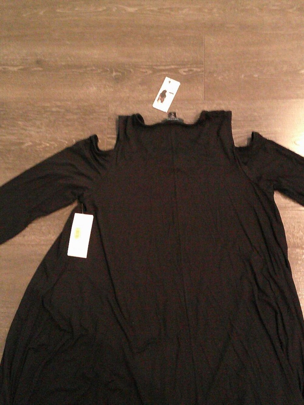 Karen Kane Cold Shoulder  Black dress   Join the conversation Size XL  NWT